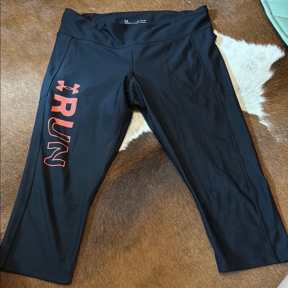 Under Armour Black and Red Competitive Swim Jammers